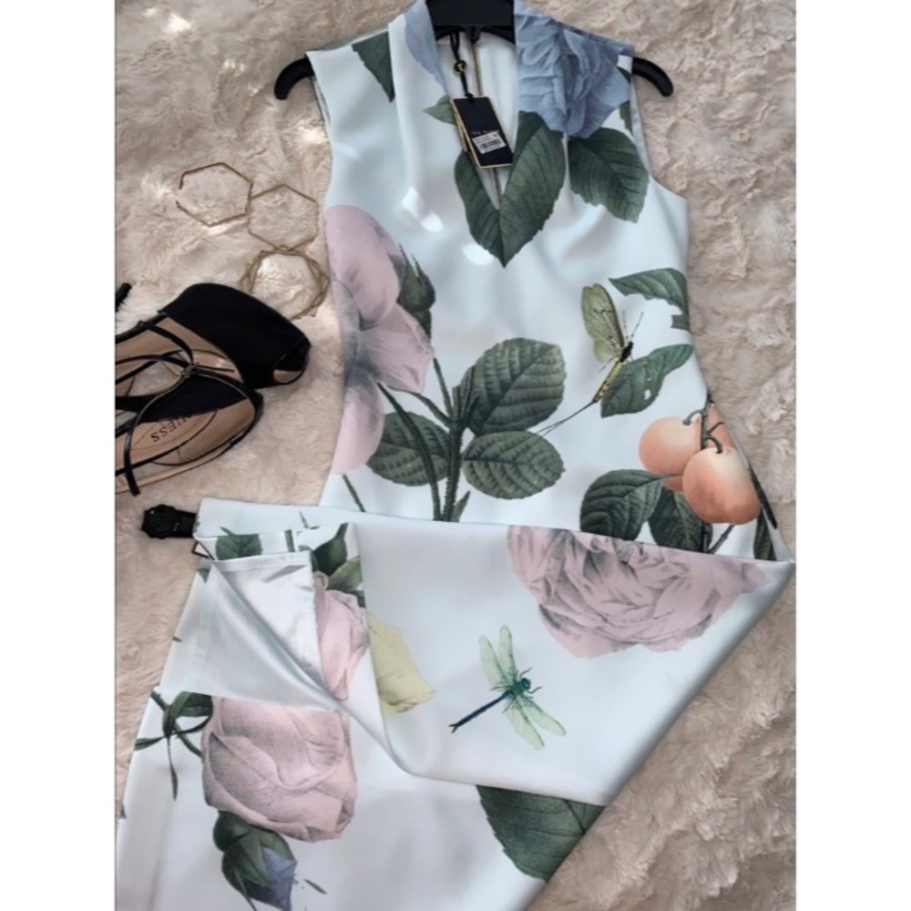 TED BAKER LONDON MINT RAVINA DISTINGUISHING DRESS
